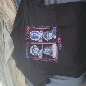 Stranger things scoops troop t shirt